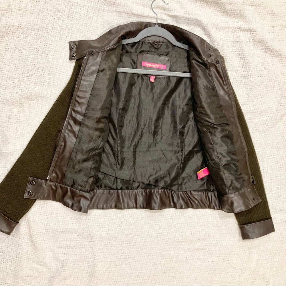 Y2K Rabbit fur trim jacket - Picture 5 of 8
